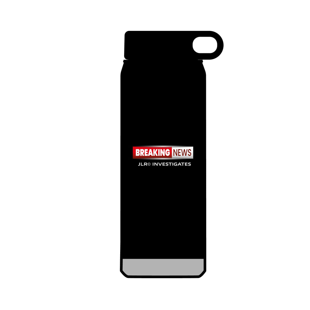 Water Bottle — 'Breaking News: JLR© Investigates' 32oz Insulated Bottle