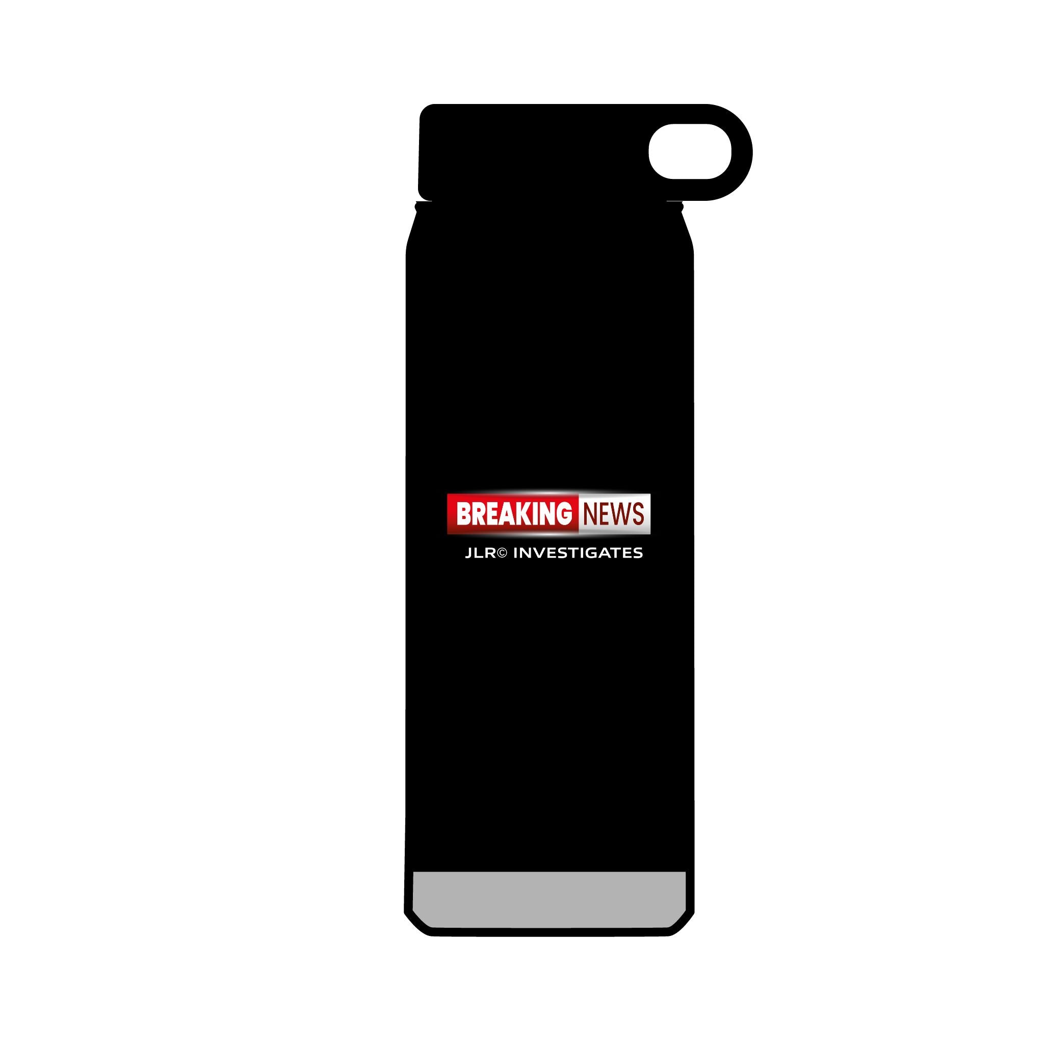 Water Bottle — 'Breaking News: JLR© Investigates' 32oz Insulated Bottle