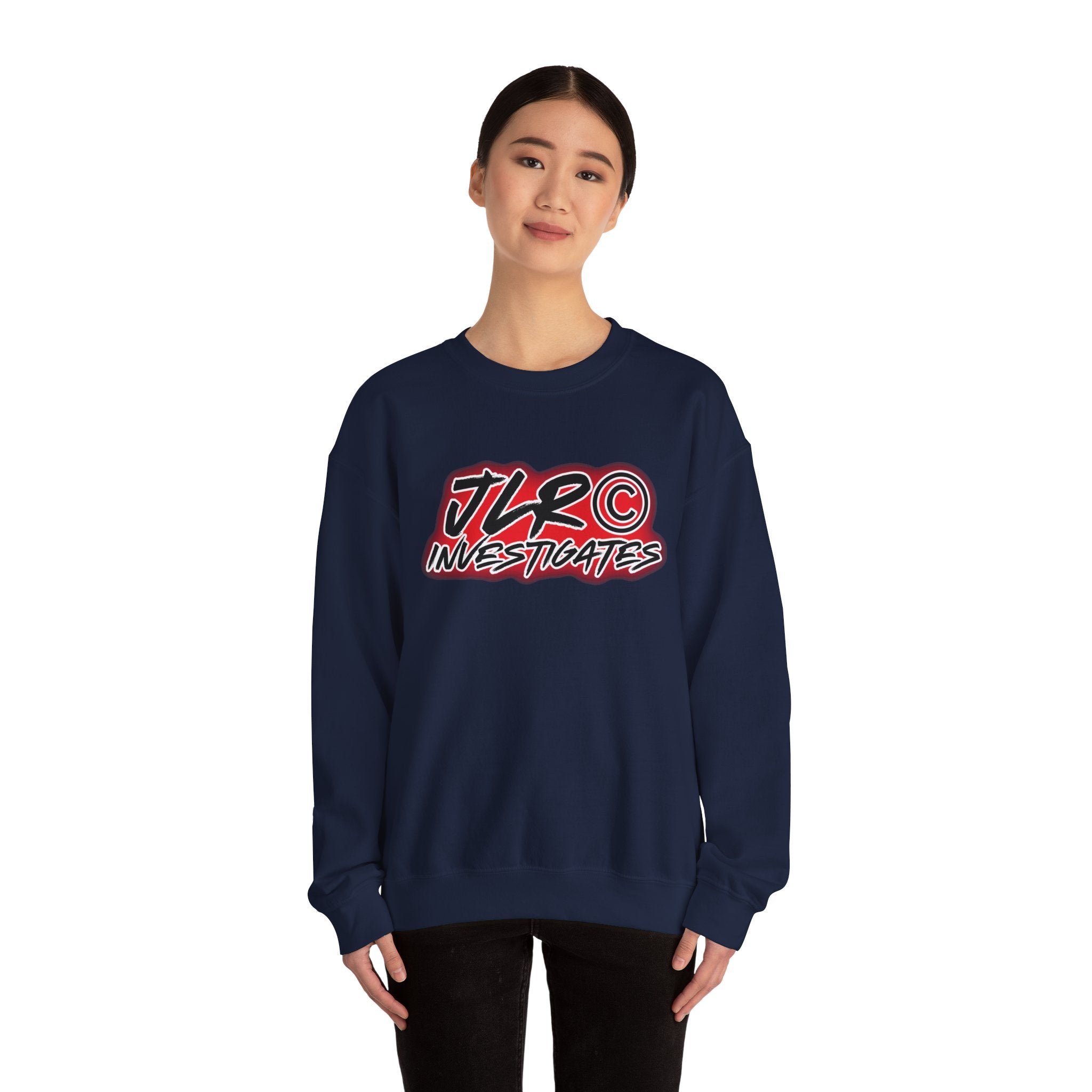 Crewneck Sweatshirt — JLR© Investigates Logo Pullover