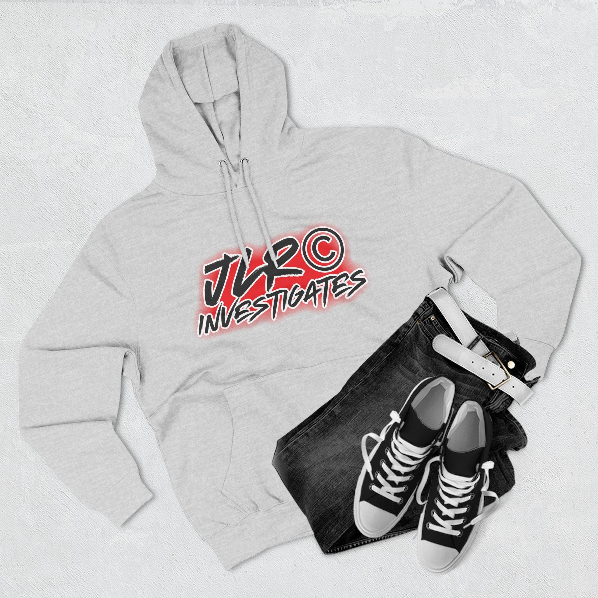 Investigates Logo Hoodie — JLR© Streetwear Pullover