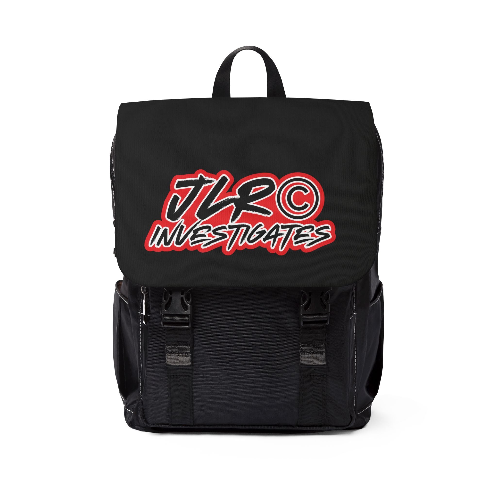 Backpack — JLR© Investigates Logo Urban Shoulder Bag