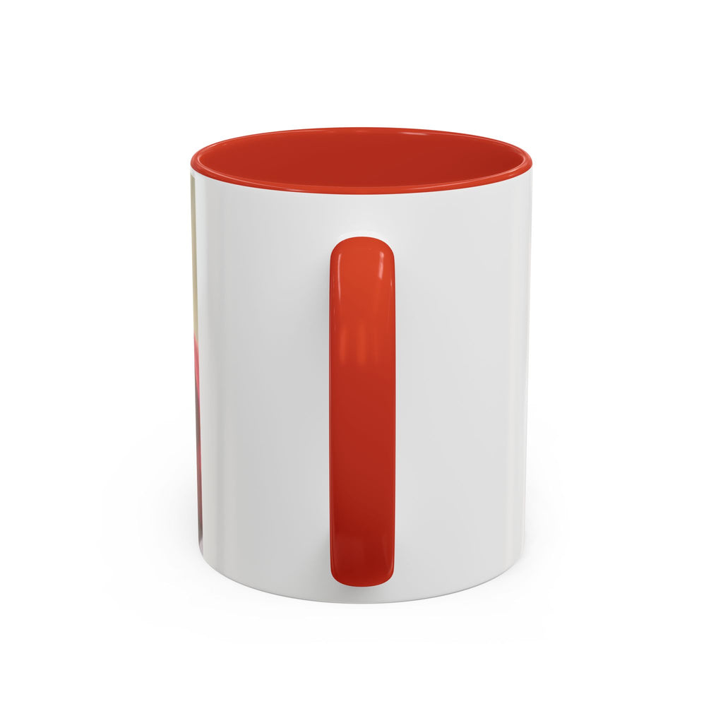 JLR Investigates and cat photo 11oz ceramic mug — Red interior and handle— JLR Investigates