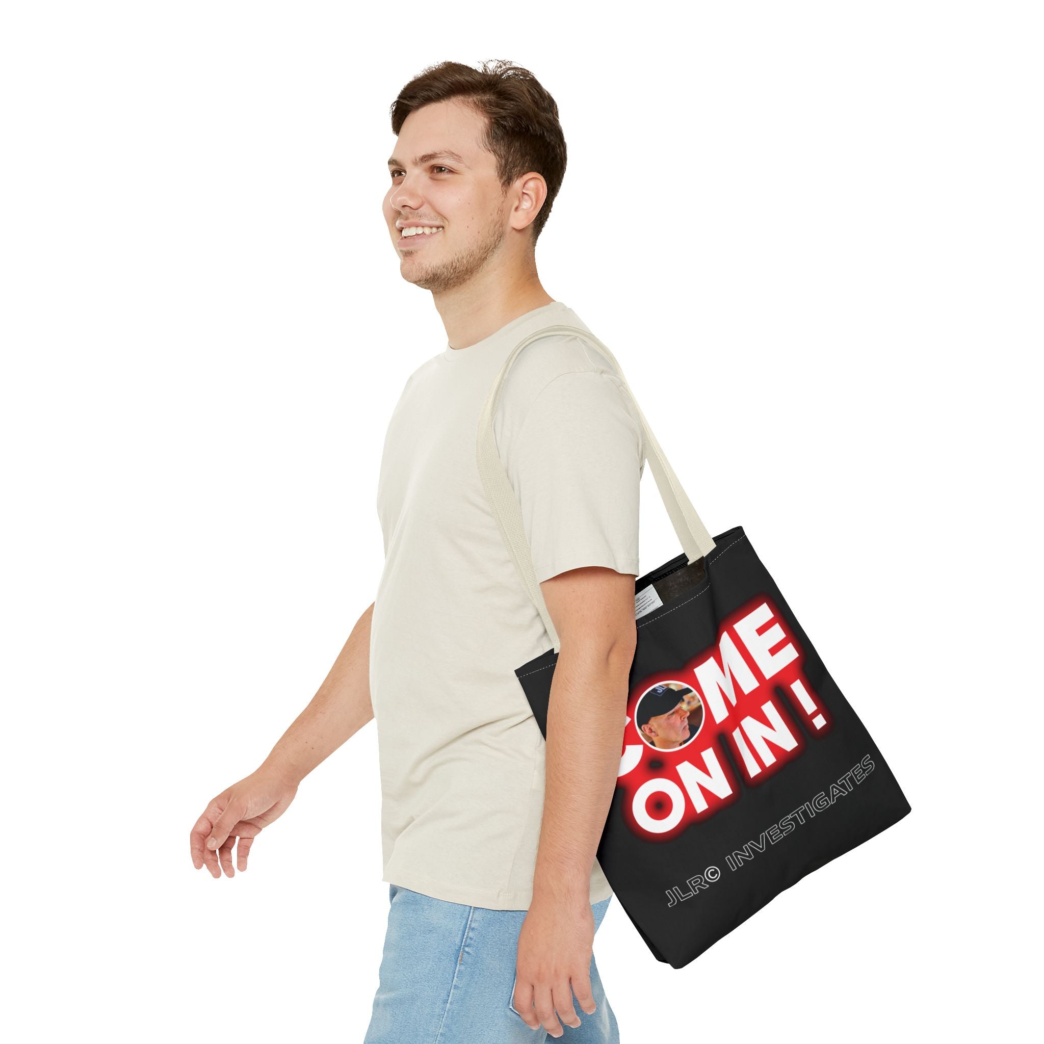 Come On In! Tote Bag — JLR© Investigates