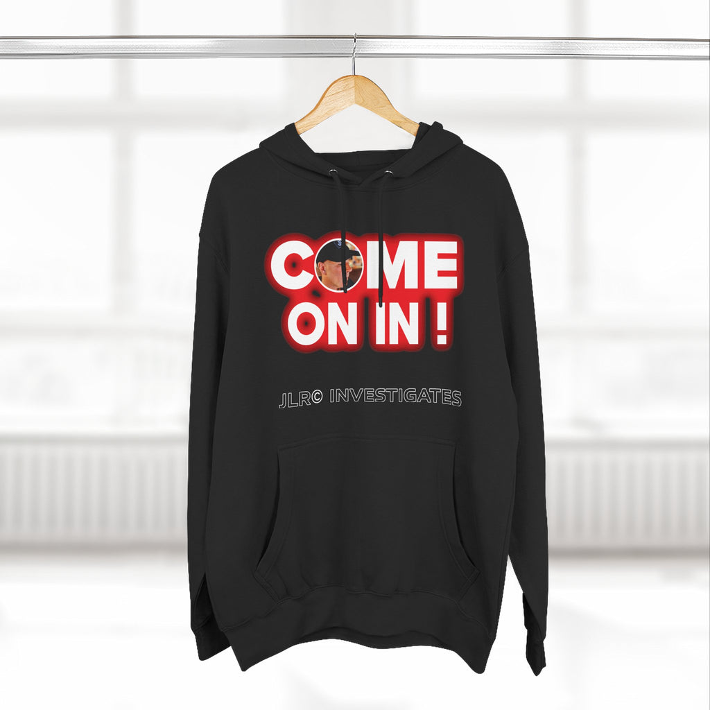 Come On In! JLR© Investigates Three-Panel Fleece Hoodie