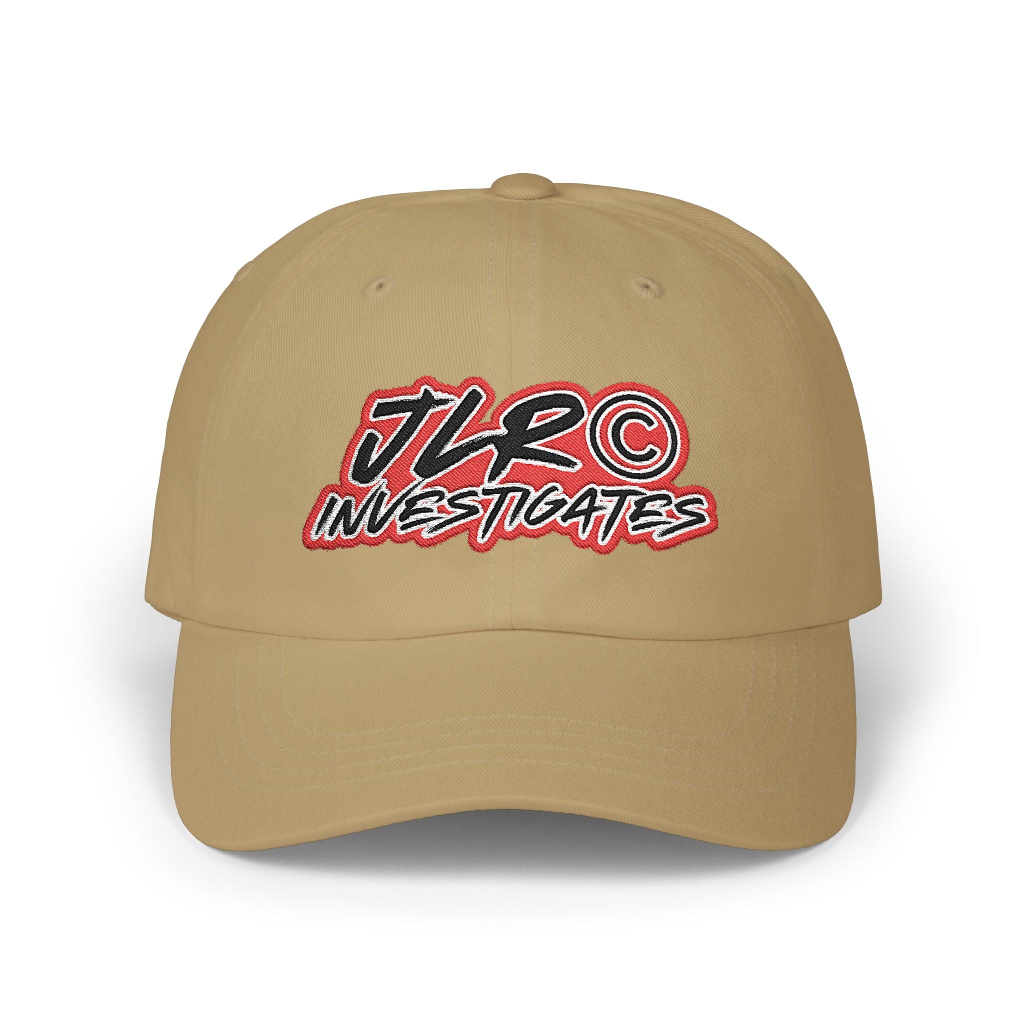 Dad Cap — JLR© Investigates Embroidered Logo Hat