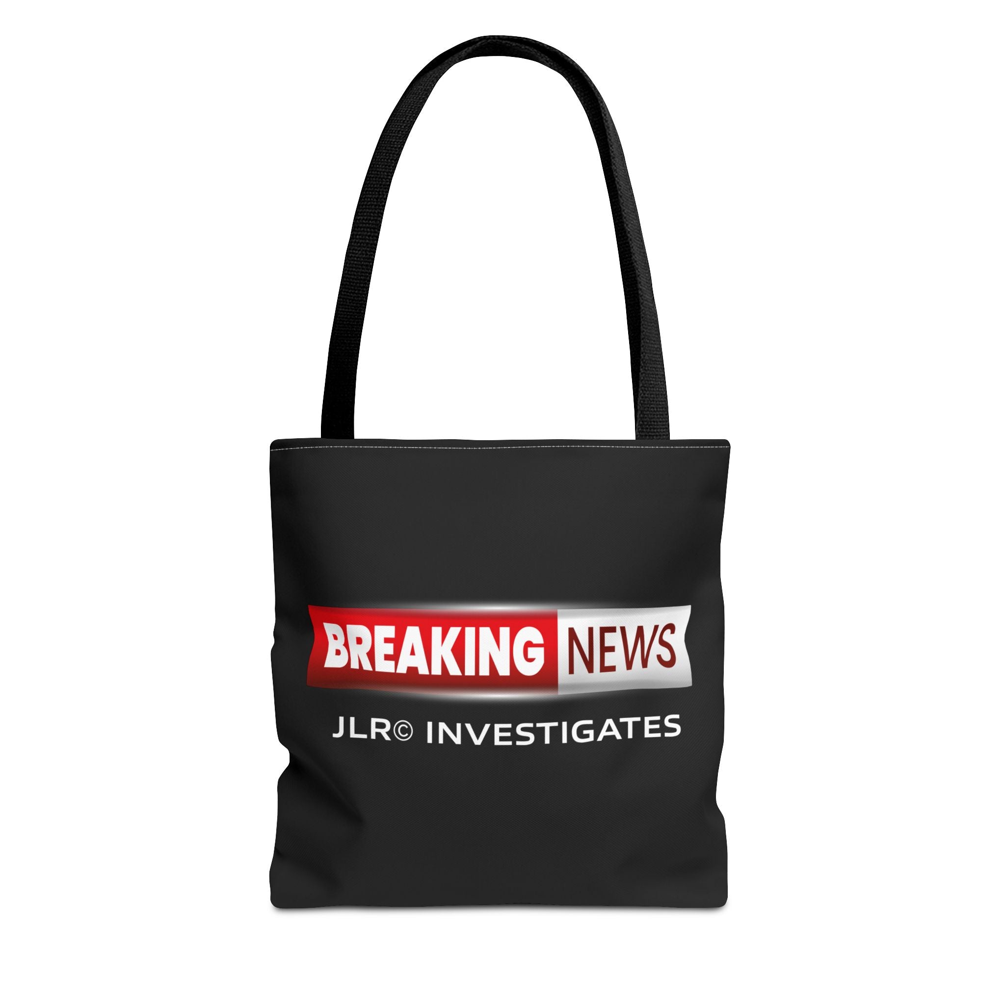Breaking News Tote Bag — JLR© Investigates Logo Tote