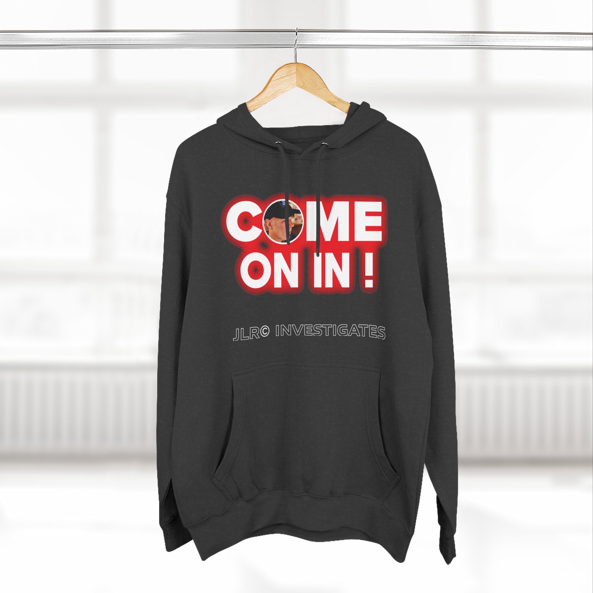 Come On In! JLR© Investigates Three-Panel Fleece Hoodie