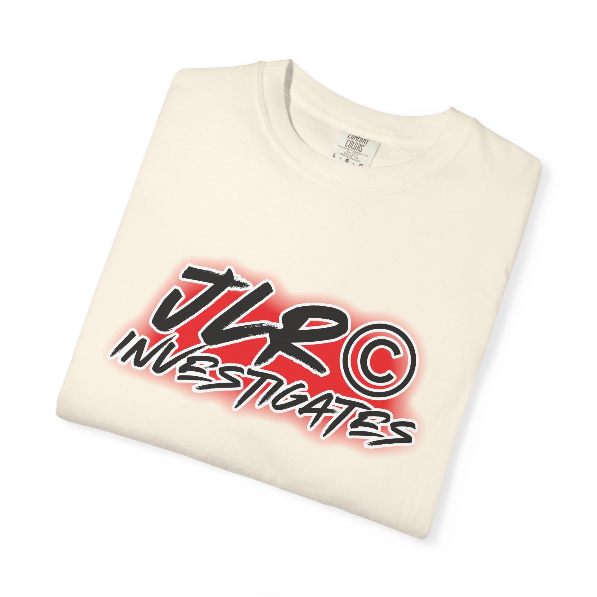 JLR© Investigates T-Shirt — Graphic Logo Tee