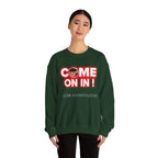 Come On In! JLR© Investigates Unisex Heavy Blend™ Crewneck Sweatshirt
