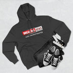 Breaking News Hoodie — "JLR© Investigates" Graphic Pullover
