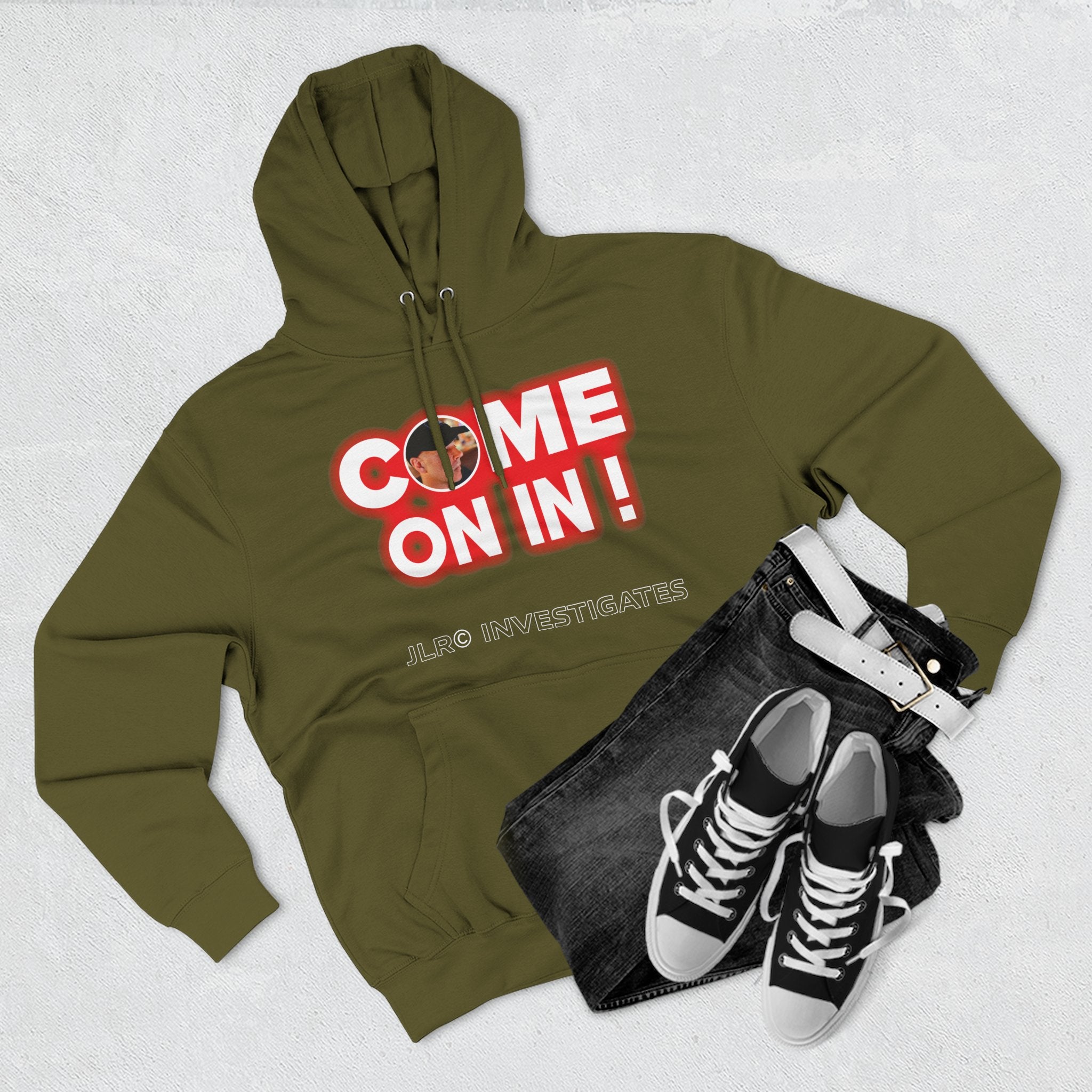 Come On In! JLR© Investigates Three-Panel Fleece Hoodie