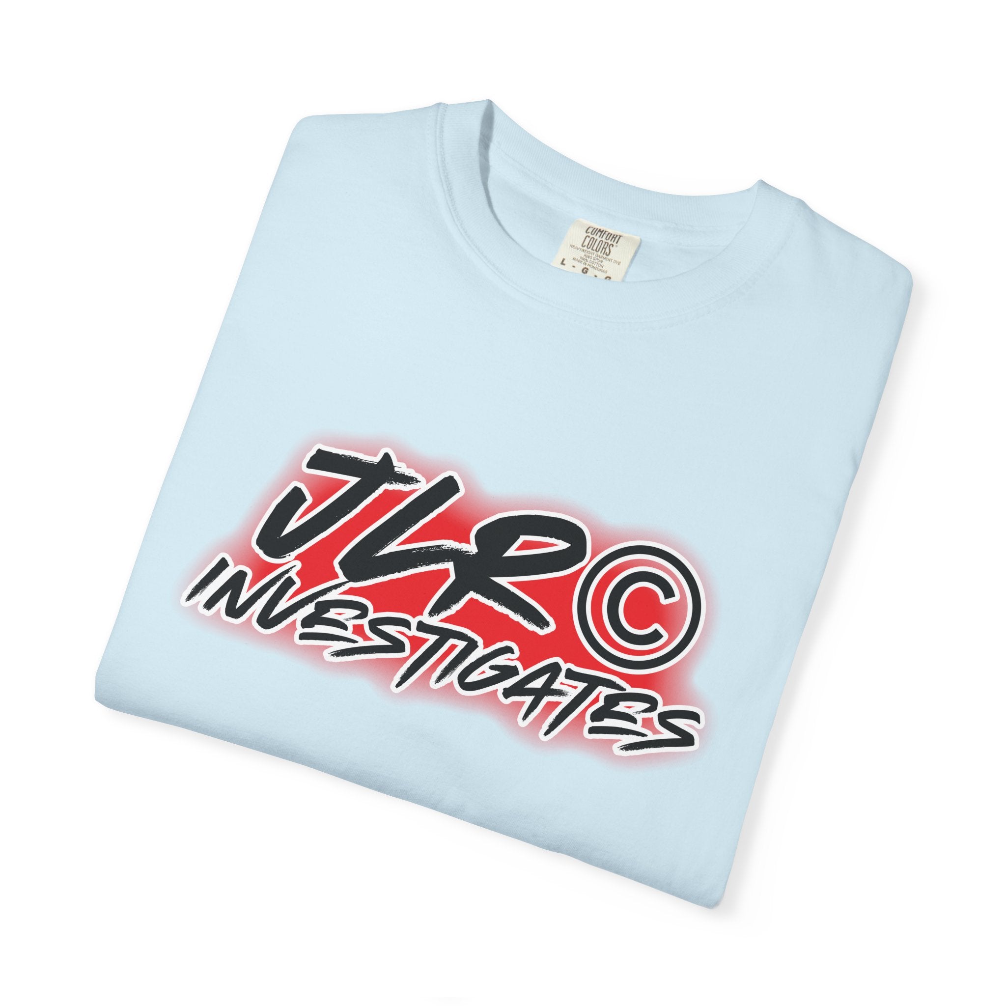 JLR© Investigates T-Shirt — Graphic Logo Tee