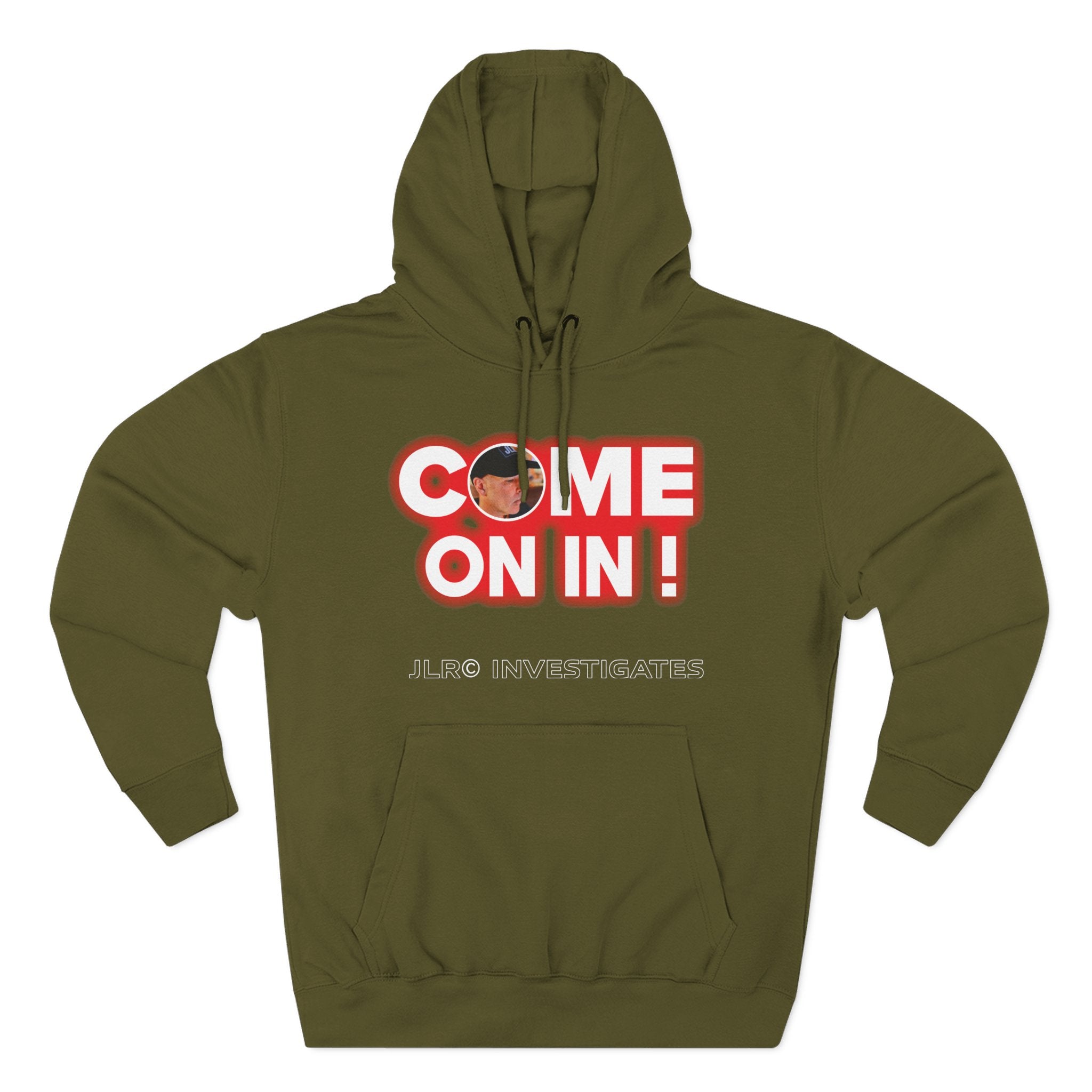 Come On In! JLR© Investigates Three-Panel Fleece Hoodie