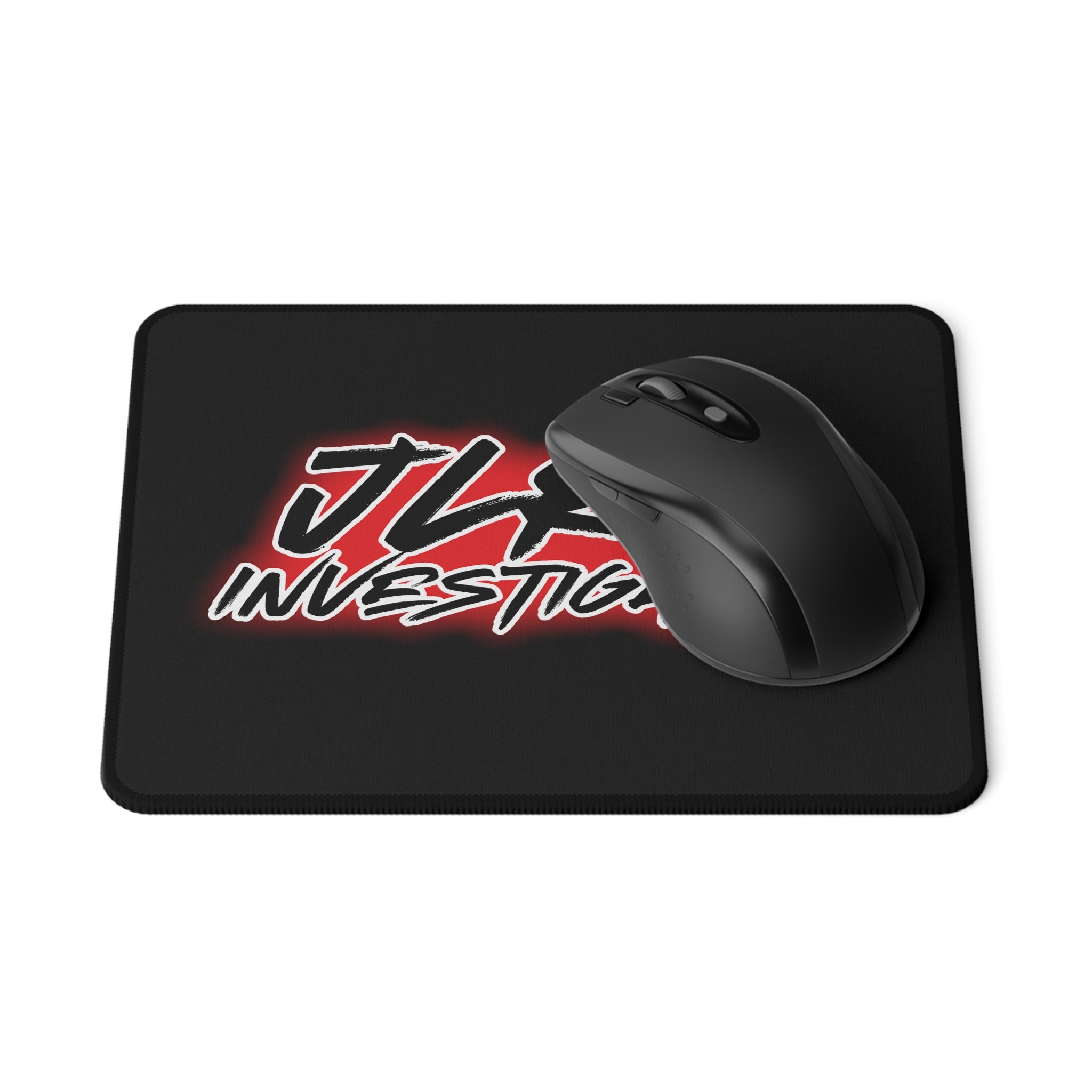 Gaming Mouse Pad — JLR© Investigates Logo Non‑Slip Desk Mat