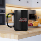 Black 15oz Coffee Mug — JLR© Investigates Logo