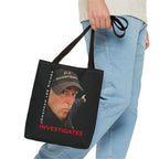 Jonathan Lee Riches Investigates Tote Bag — Investigative Podcast Host Photo Tote
