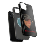 Phone Case — 'JLR© Investigates' Magnetic Impact-Resistant Case with Jonathan Lee Riches Portrait