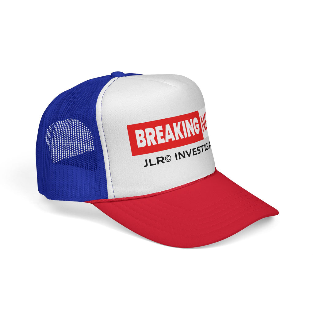 Trucker Cap — "Breaking News: JLR© Investigates Retro Mesh Hat