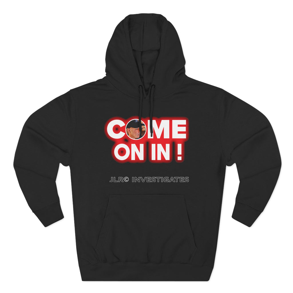 Come On In! JLR© Investigates Three-Panel Fleece Hoodie