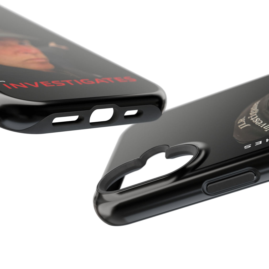 Phone Case — 'JLR© Investigates' Magnetic Impact-Resistant Case with Jonathan Lee Riches Portrait