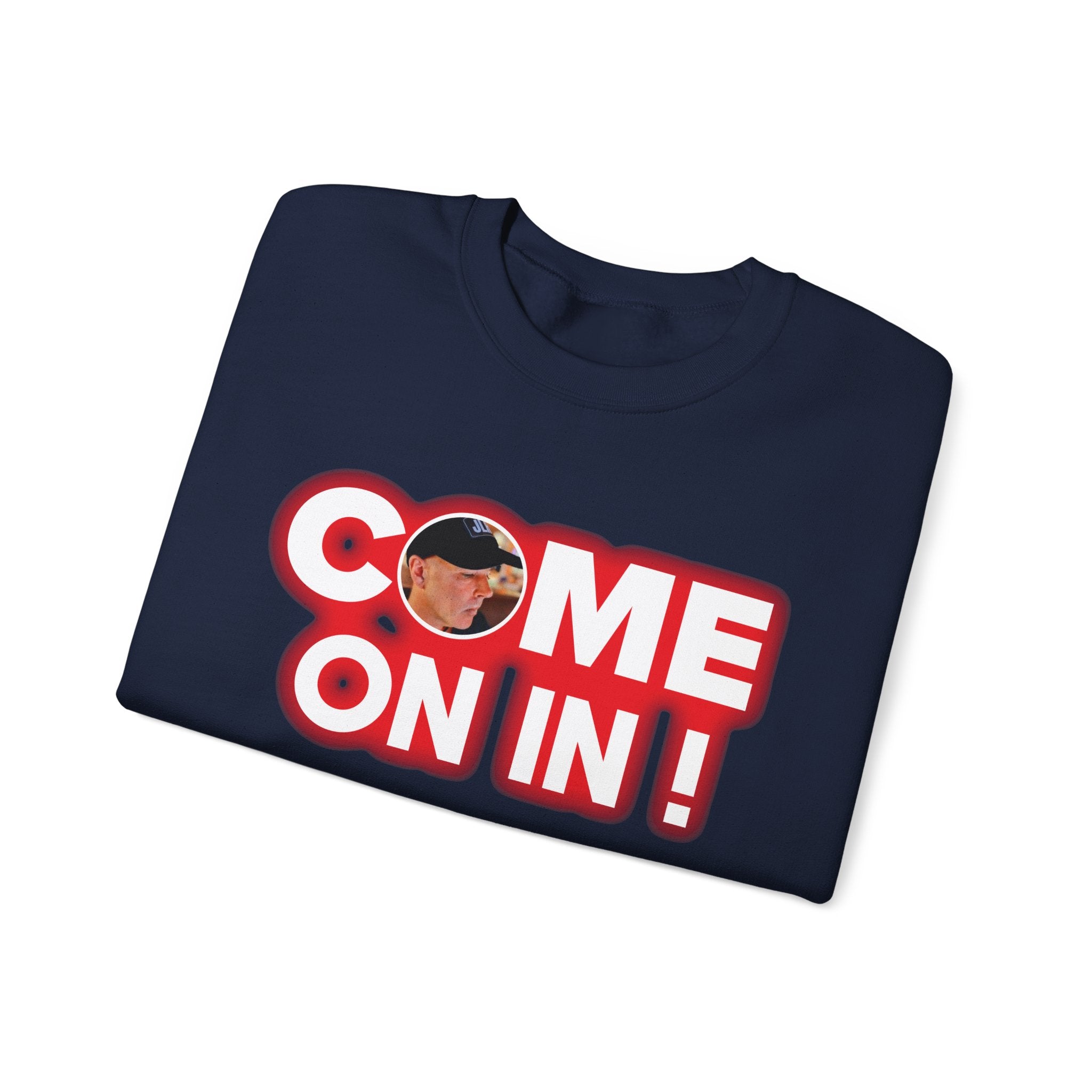 Come On In! JLR© Investigates Unisex Heavy Blend™ Crewneck Sweatshirt
