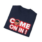 Come On In! JLR© Investigates Unisex Softstyle T-Shirt