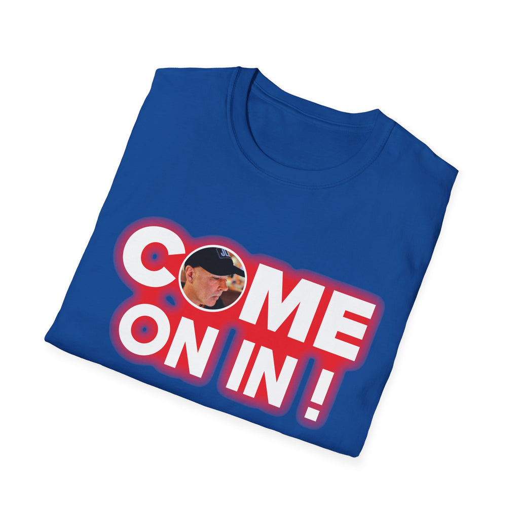 Come On In! JLR© Investigates Unisex Softstyle T-Shirt