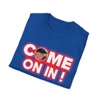 Come On In! JLR© Investigates Unisex Softstyle T-Shirt