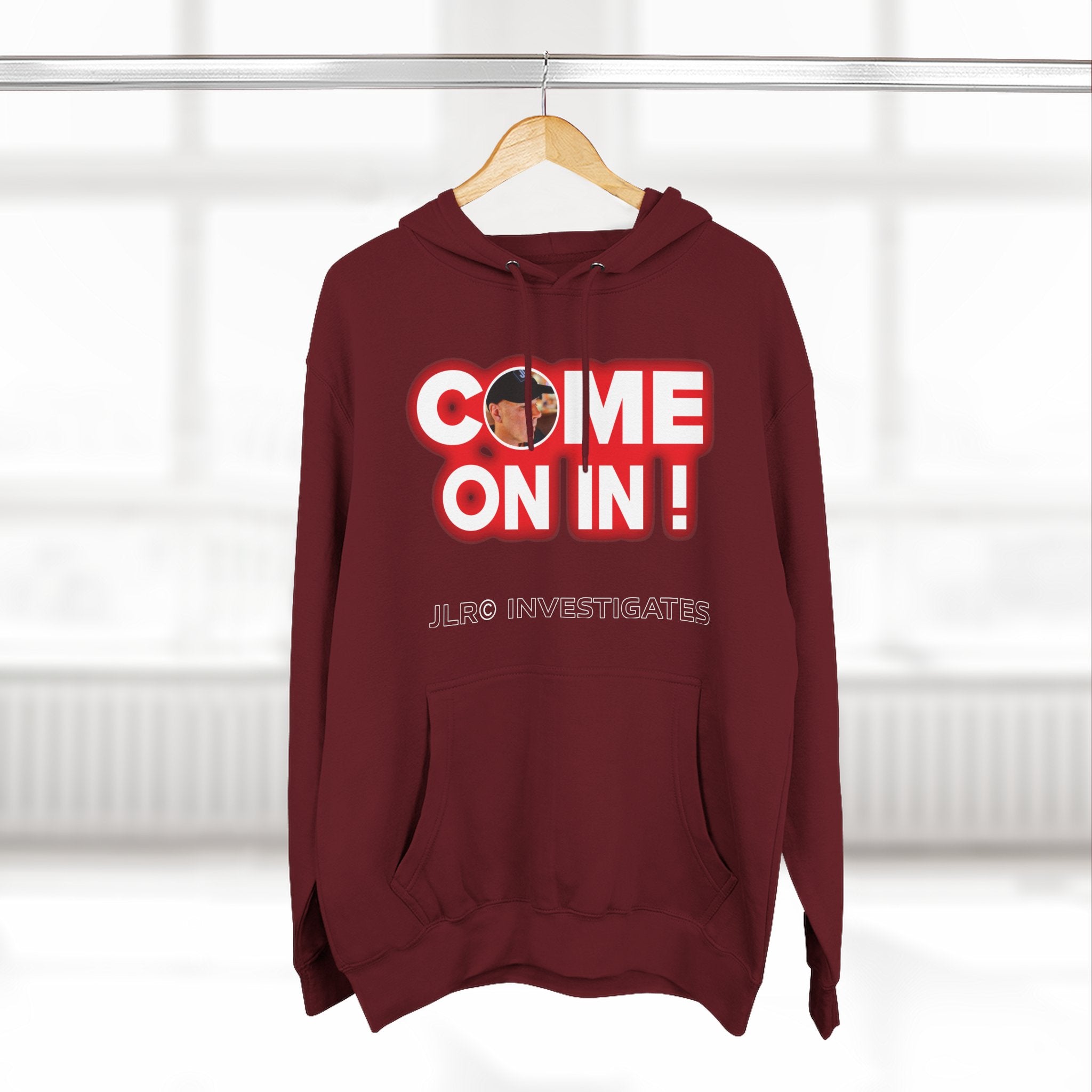 Come On In! JLR© Investigates Three-Panel Fleece Hoodie