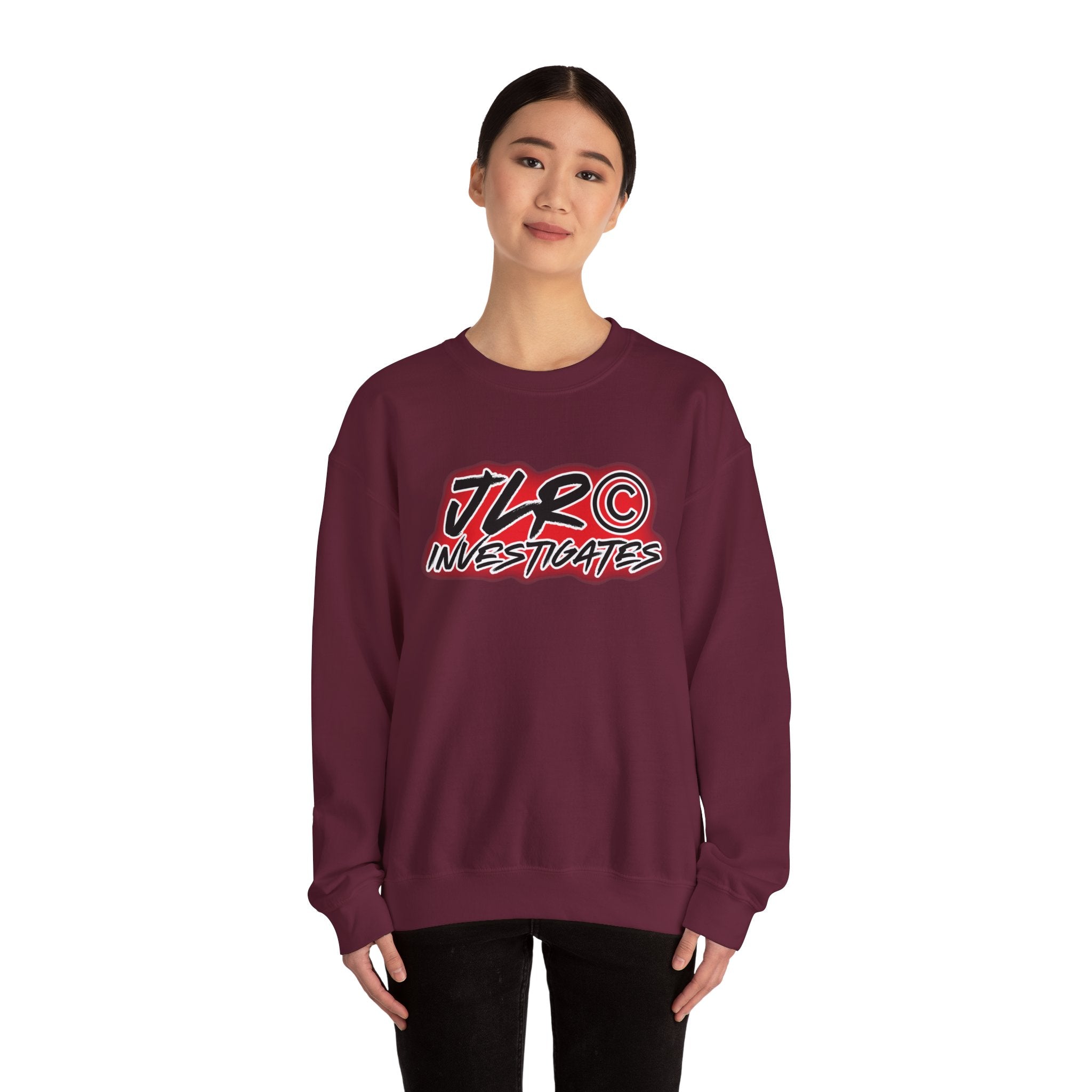 Crewneck Sweatshirt — JLR© Investigates Logo Pullover