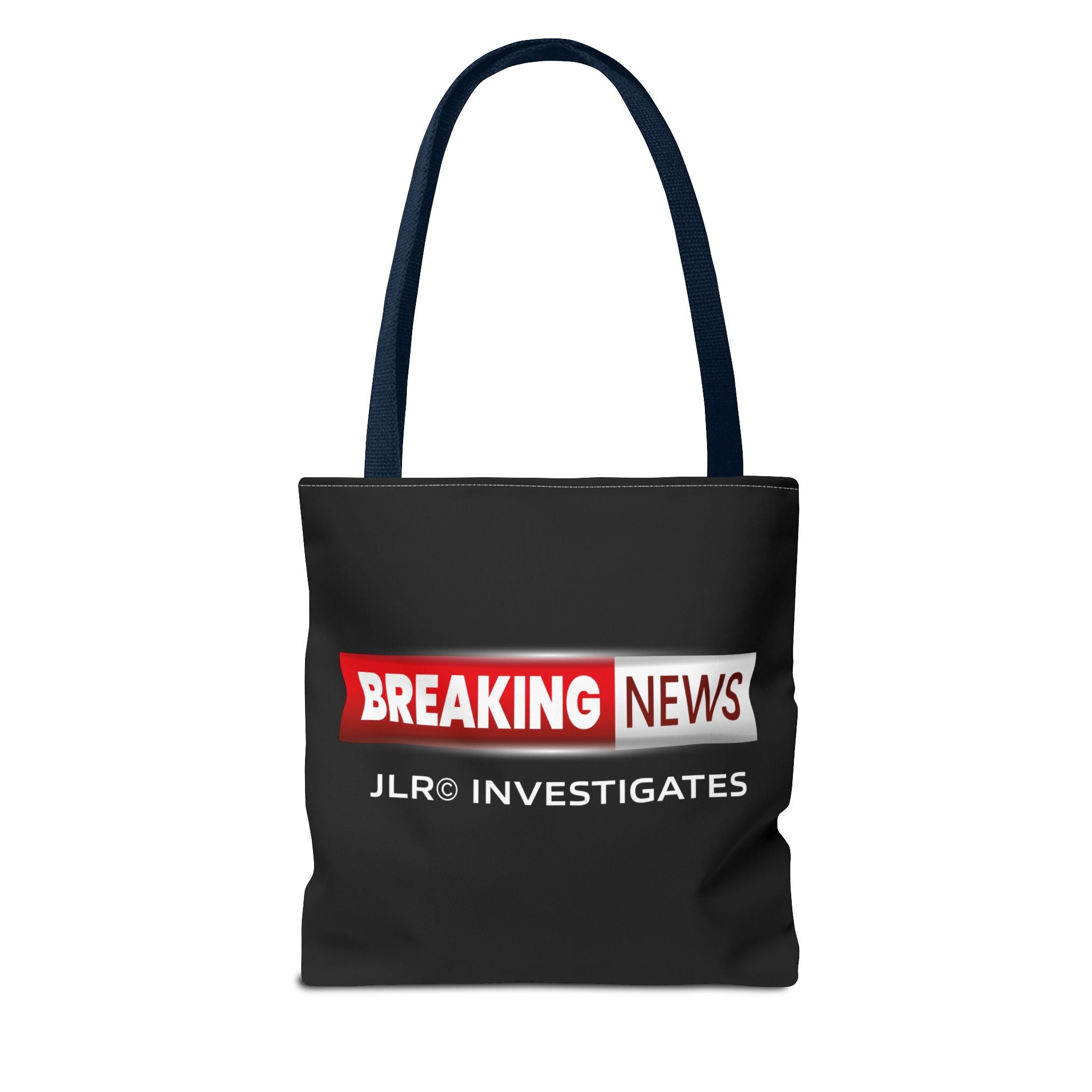 Breaking News Tote Bag — JLR© Investigates Logo Tote