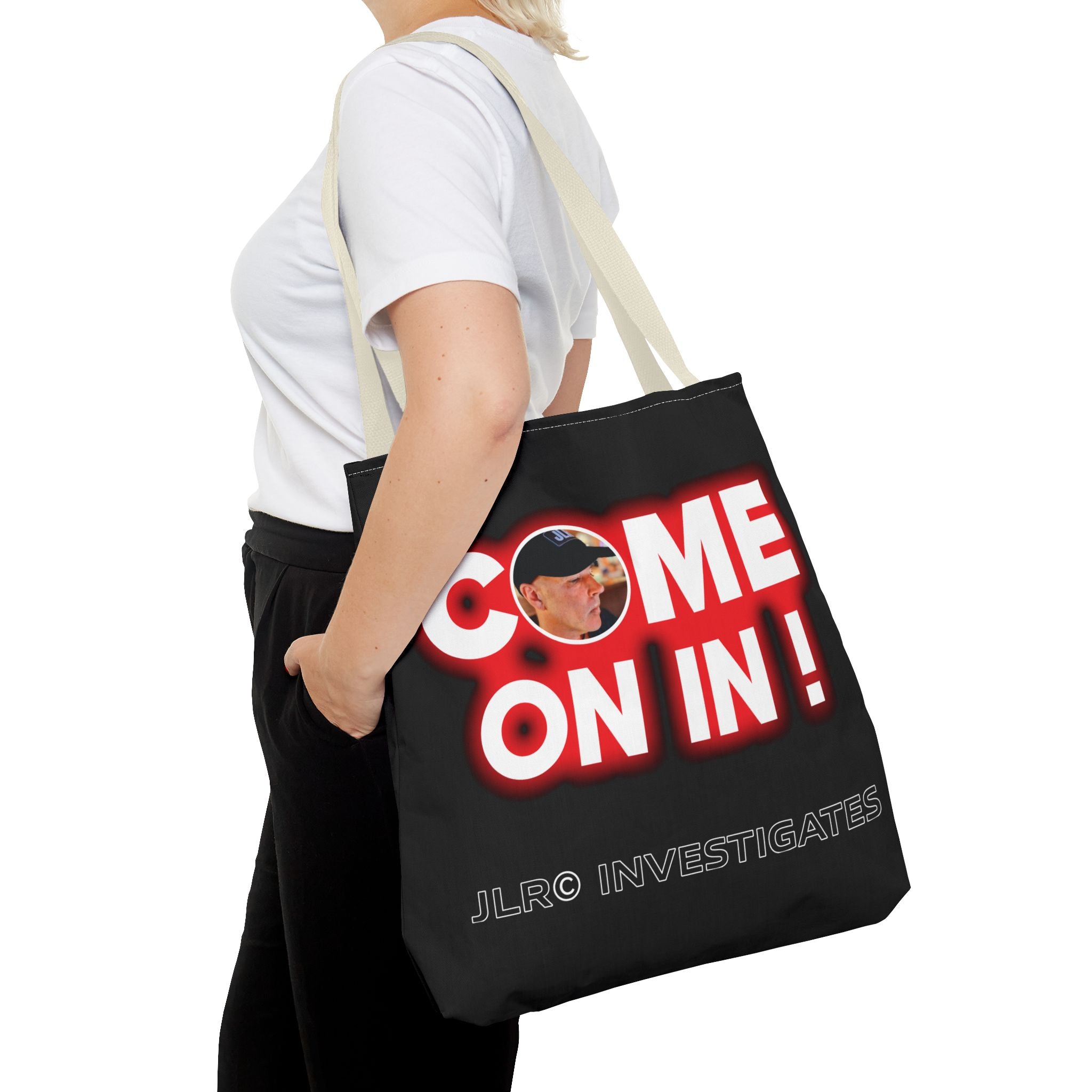 Come On In! Tote Bag — JLR© Investigates