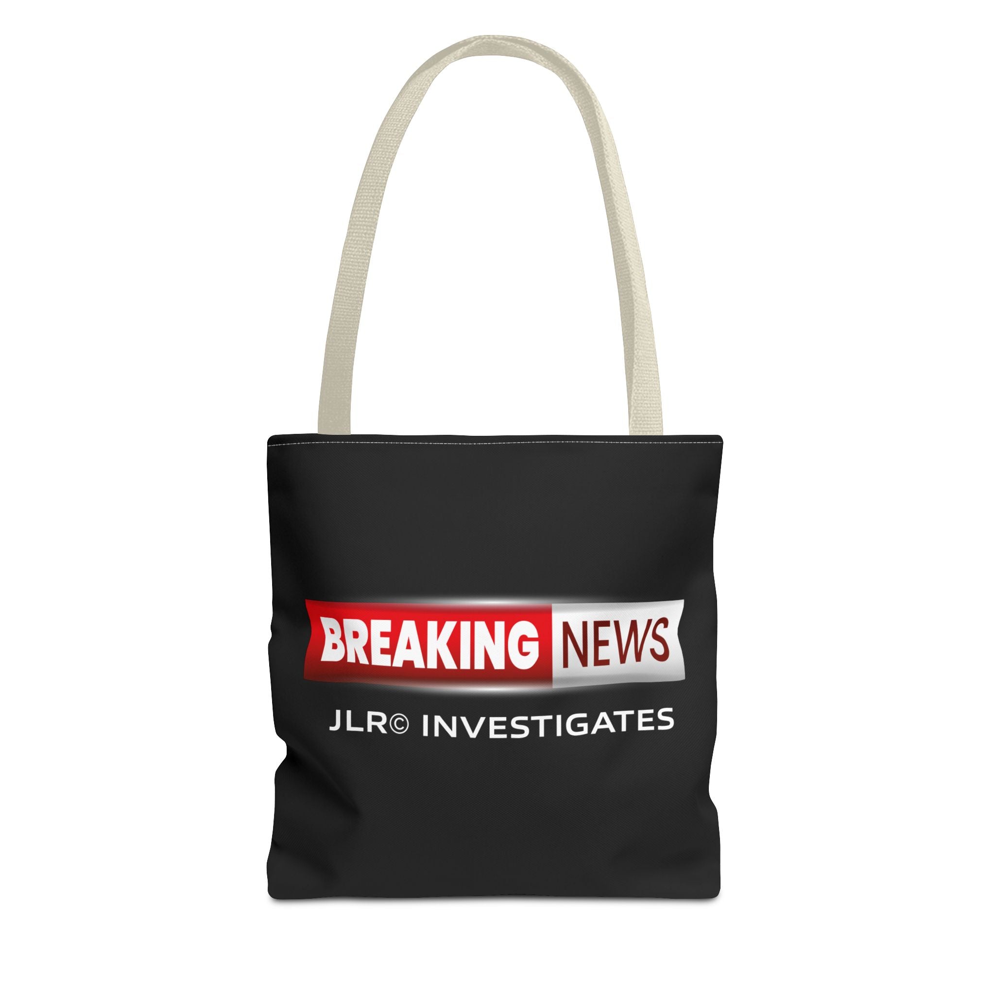 Breaking News Tote Bag — JLR© Investigates Logo Tote