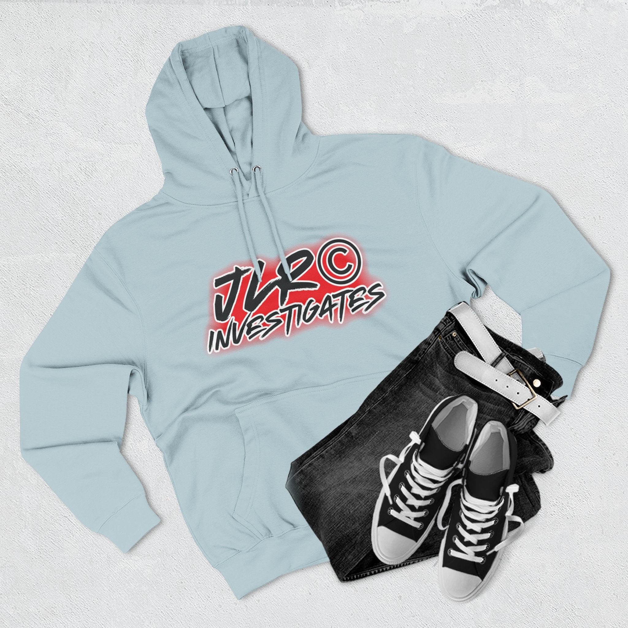 Investigates Logo Hoodie — JLR© Streetwear Pullover
