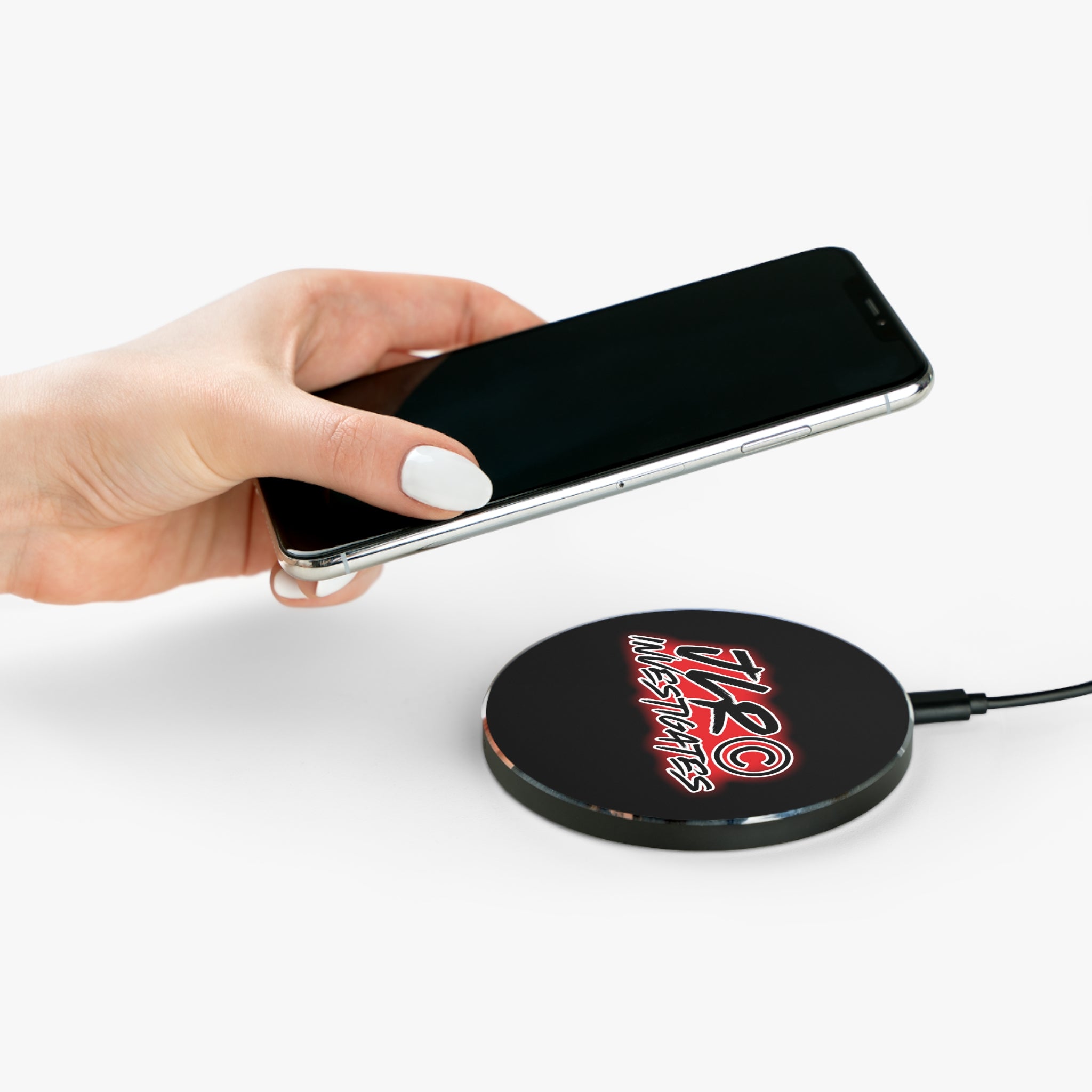 Wireless Charger — JLR© Investigates Logo Fast Wireless Charging Pad