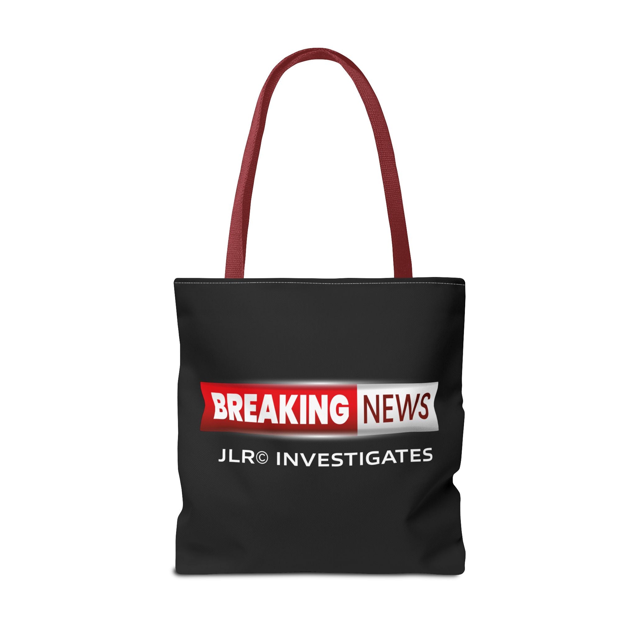 Breaking News Tote Bag — JLR© Investigates Logo Tote