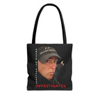 Jonathan Lee Riches Investigates Tote Bag — Investigative Podcast Host Photo Tote