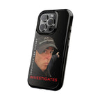 Phone Case — 'JLR© Investigates' Magnetic Impact-Resistant Case with Jonathan Lee Riches Portrait