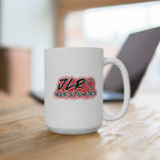JLR© Bold Logo Coffee Cup – White