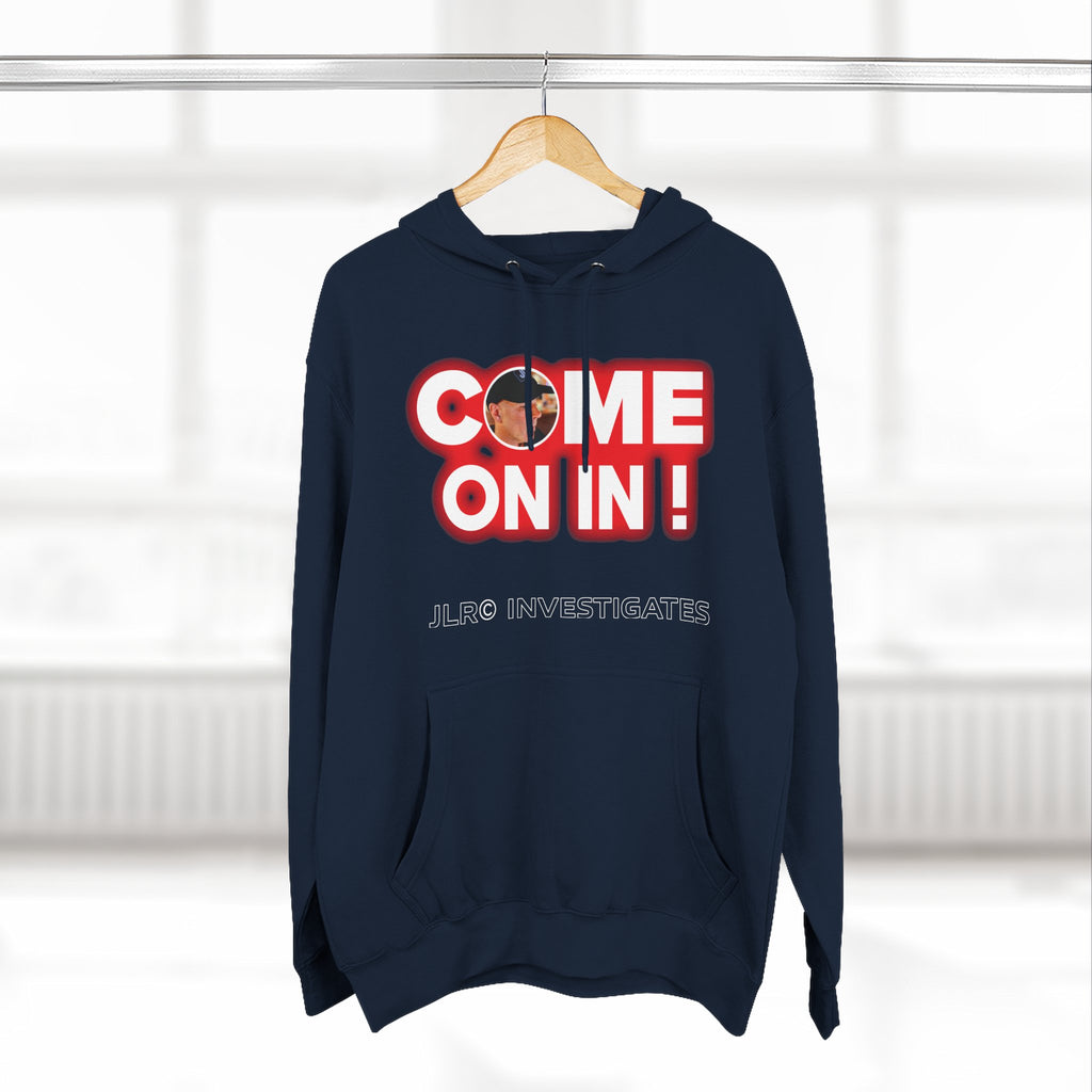 Come On In! JLR© Investigates Three-Panel Fleece Hoodie