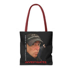 Jonathan Lee Riches Investigates Tote Bag — Investigative Podcast Host Photo Tote