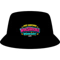 Black Whackadoodle bucket hat with colorful “Just Another Whackadoodle Wednesday!” graphic