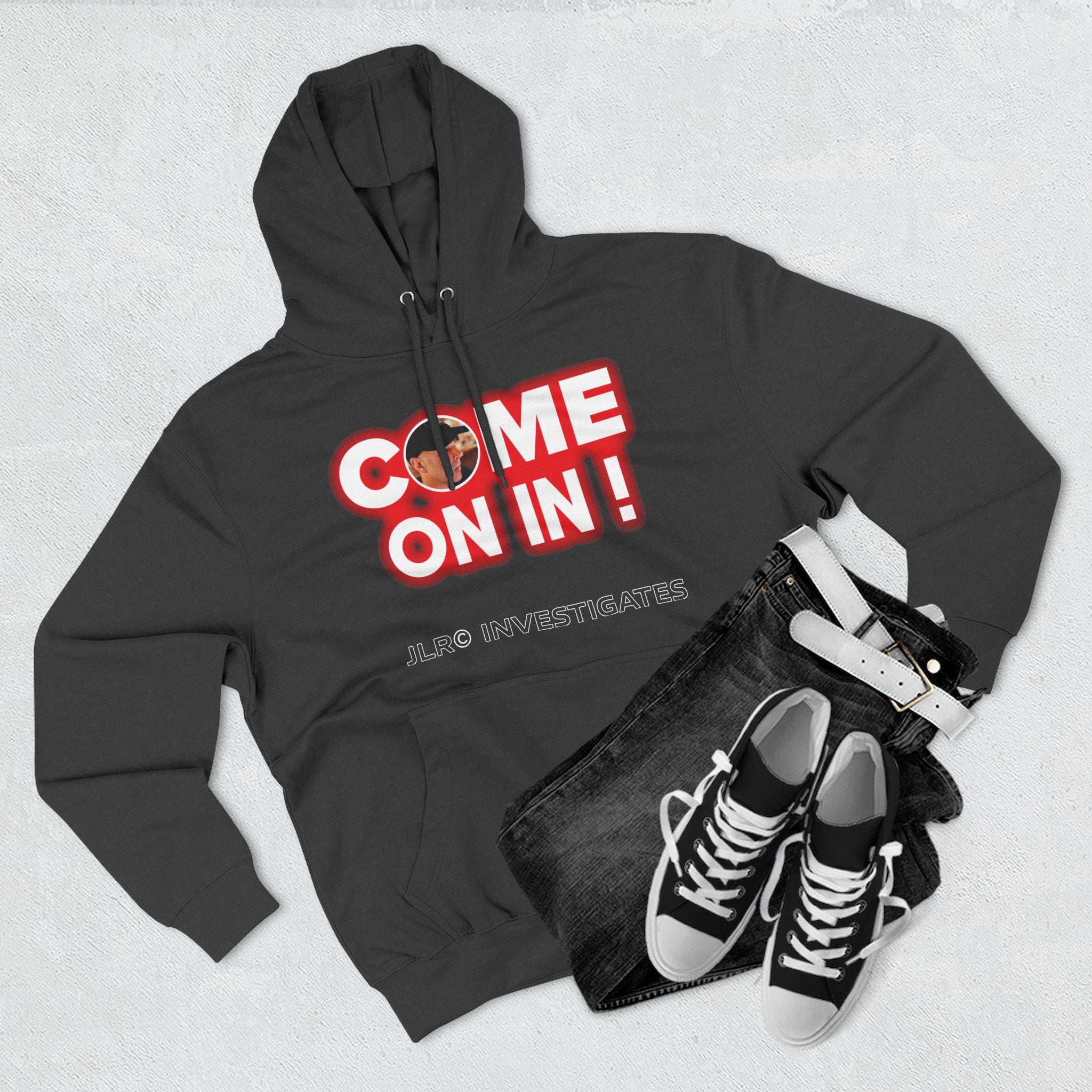 Come On In! JLR© Investigates Three-Panel Fleece Hoodie