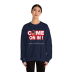 Come On In! JLR© Investigates Unisex Heavy Blend™ Crewneck Sweatshirt