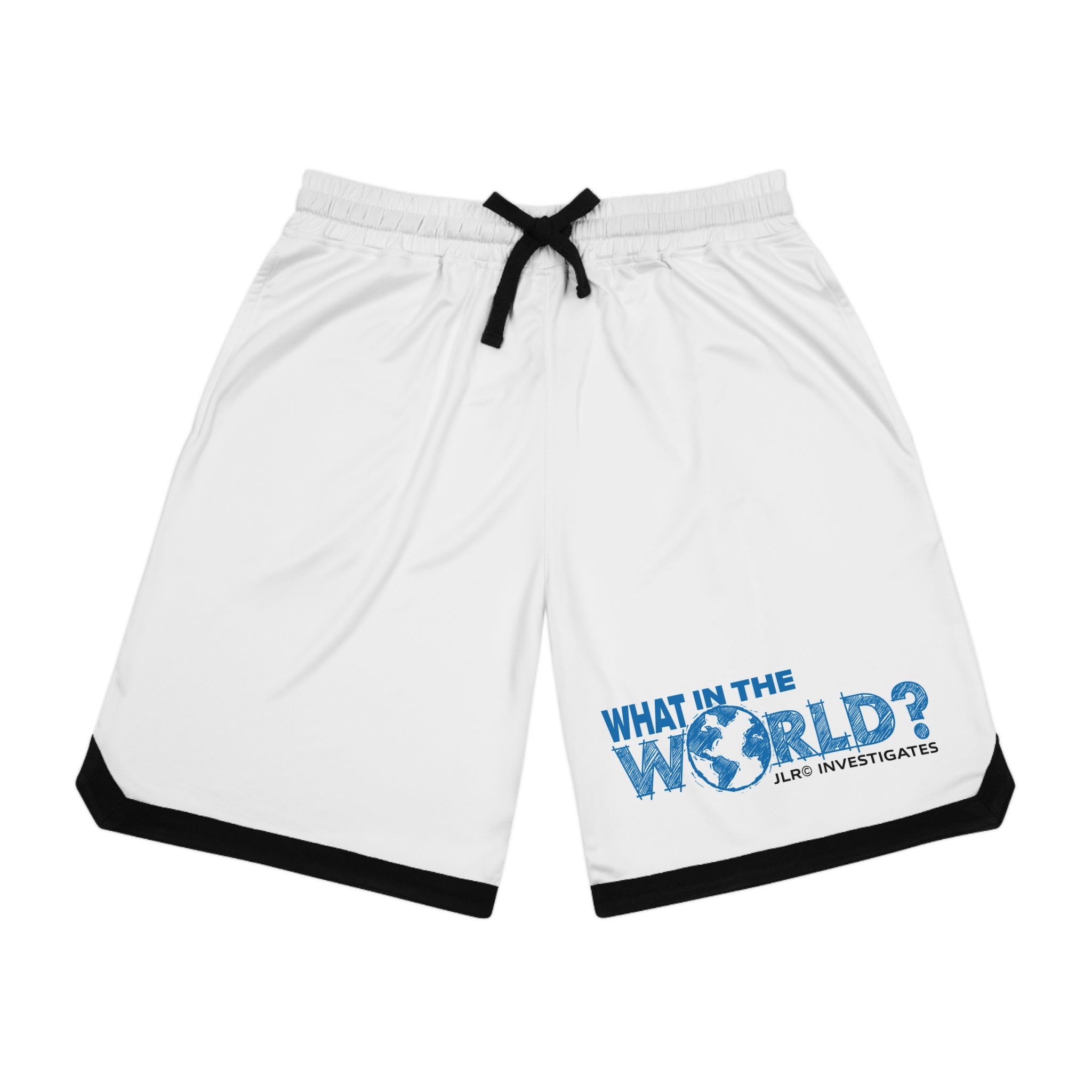 What In The World? JLR© Investigates Basketball Rib Shorts (AOP)