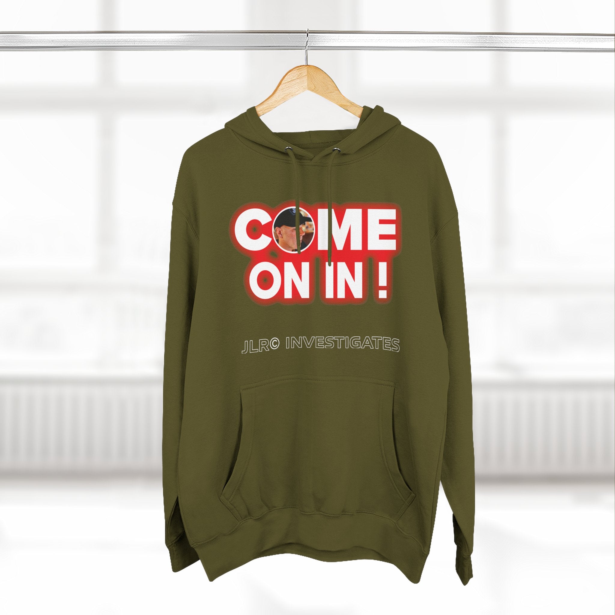 Come On In! JLR© Investigates Three-Panel Fleece Hoodie
