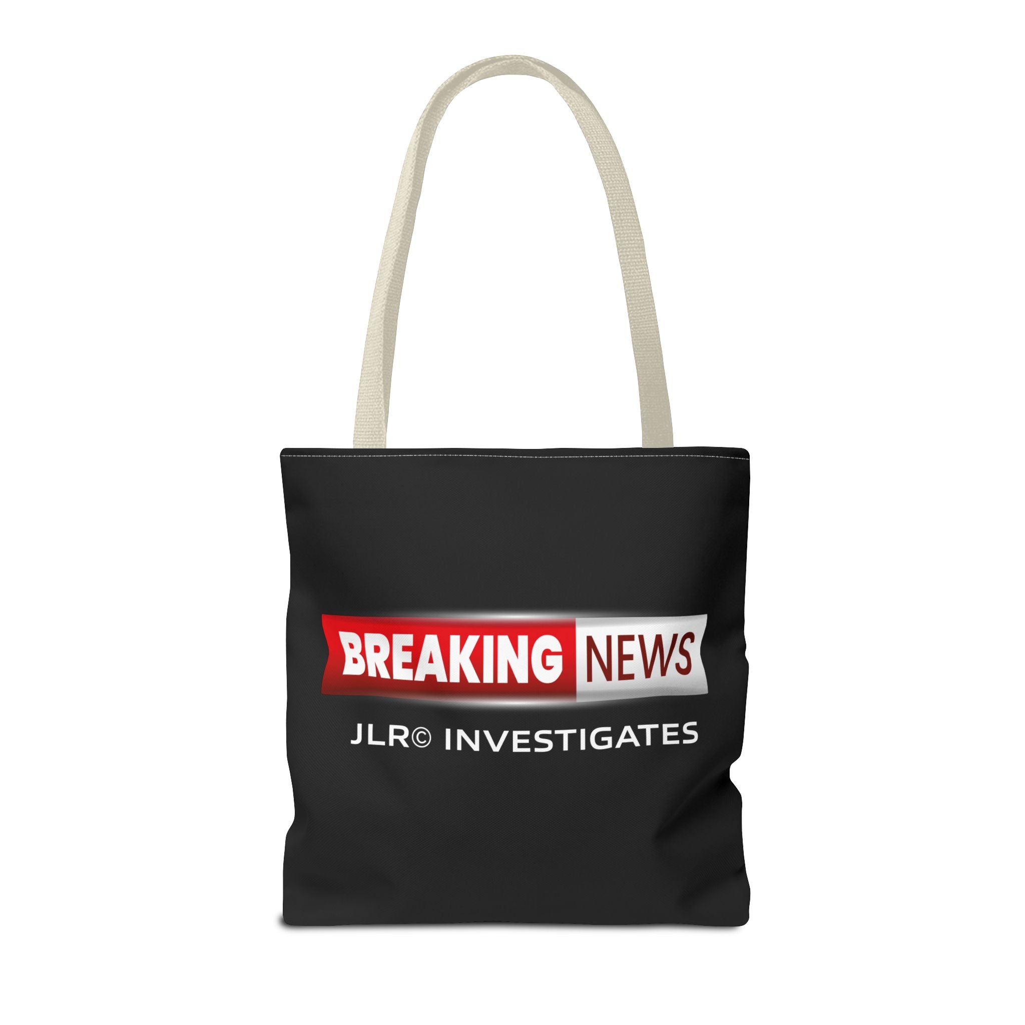 Breaking News Tote Bag — JLR© Investigates Logo Tote