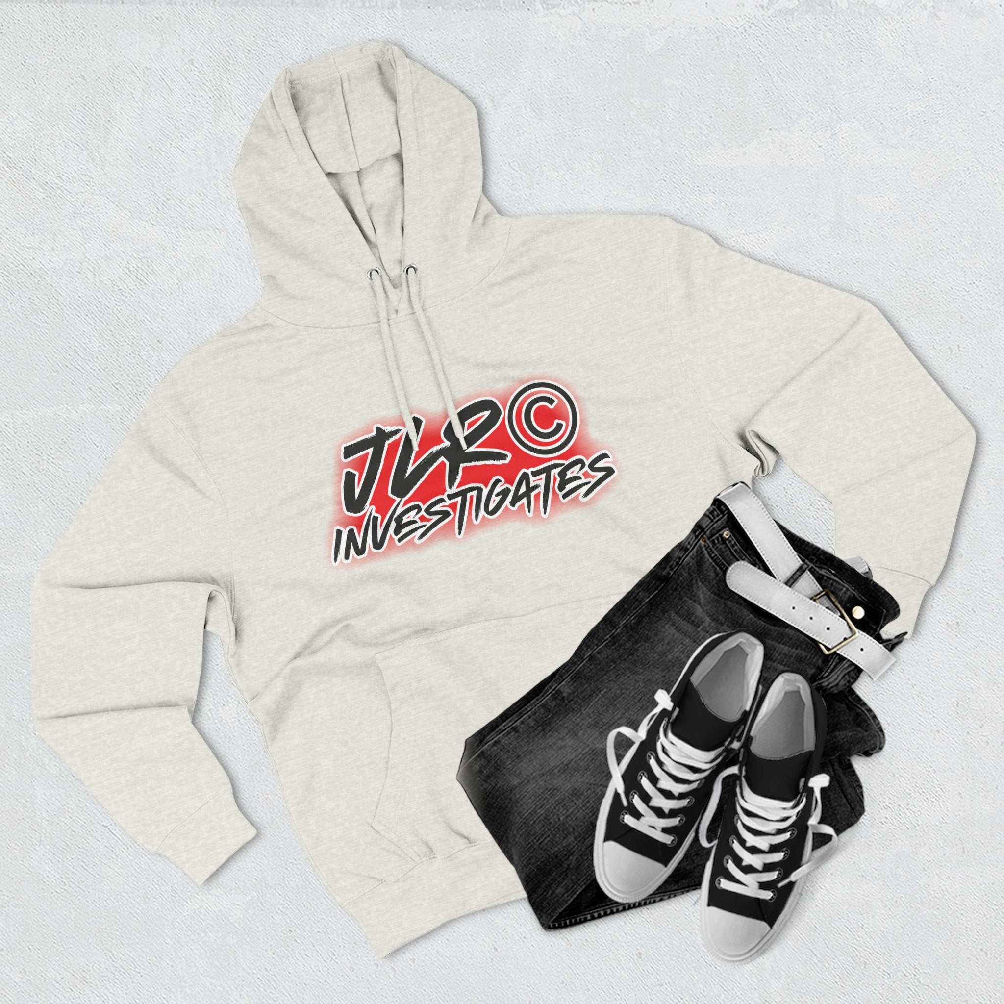 Investigates Logo Hoodie — JLR© Streetwear Pullover