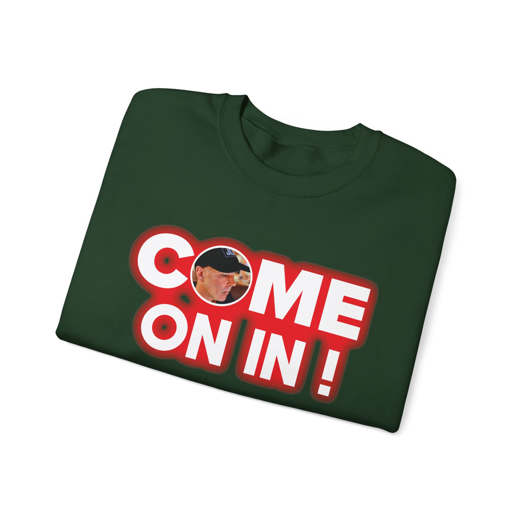 Come On In! JLR© Investigates Unisex Heavy Blend™ Crewneck Sweatshirt