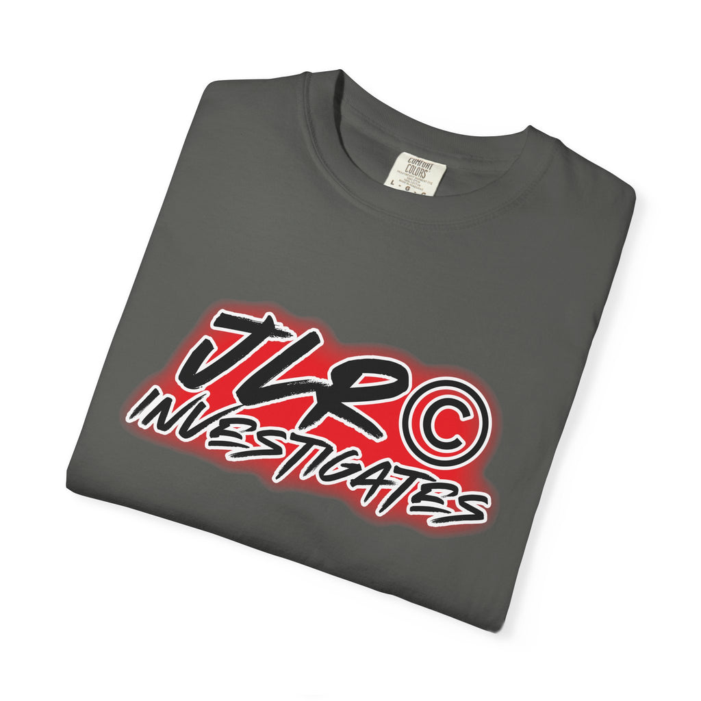 JLR© Investigates T-Shirt — Graphic Logo Tee